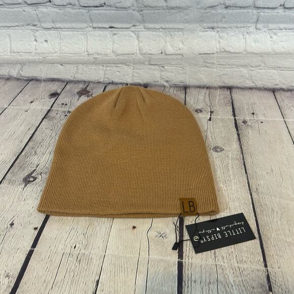 Little Bipsy Camel Color Beanie - Picture 1 of 3